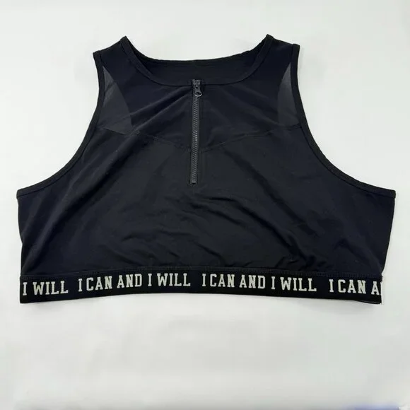 Torrid Active Yoga Sports Bra Crop Top Plus 4 4X Racerback Workout Gym Fitness - Picture 1 of 11